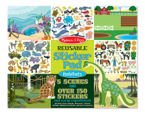 Melissa & Doug, Återanvändbara stickers, Djur