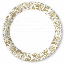 Royal Flowers, Tallrik 23 cm, 8 st