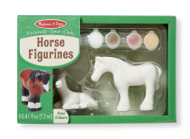 Melissa & Doug, Dekorera dina egna hästar,  2 st