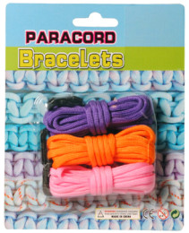 Armband, Paracord med clips, neon