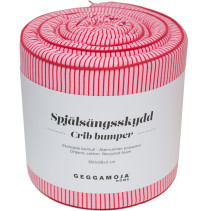 Geggamoja, Spjälsängsskydd, Classic Pink/Red