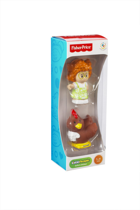 Fisher Price Little People, Bondgård Figur med Höna