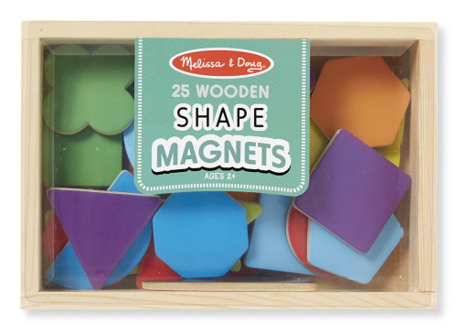 Melissa & Doug, Magnetiska former i trä, 20 st