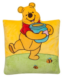 Disney Nalle Puh, Kudde, Formsydd, Orange/grön
