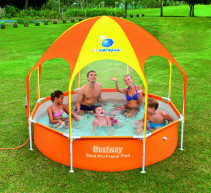 BESTWAY, Pool med UV-skydd, 244 x 51 cm