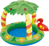 BESTWAY, Uppblåsbar pool med solskydd, 99 cm