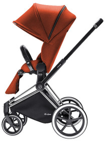 Cybex Priam 2016, Sittvagn, Svart chassi/Trekking, Autumn Gold, Paket