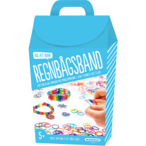Kul att skapa regnbågsarmband