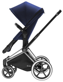 Cybex Priam 2016, 2-i-1-vagn, Svart chassi/Trekking, Royal Blue, Paket
