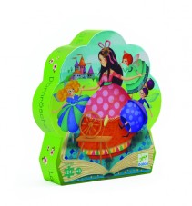 Djeco, Siluettpussel Sleeping Beauty 24 bitar