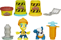 Play Doh Town, Vägarbetare med hund