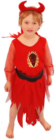 Maskeraddräkt, Djävul, Röd