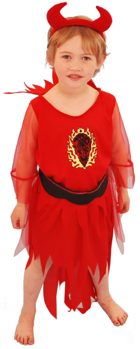 Maskeraddräkt, Djävul, Röd
