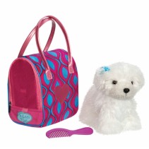 Pucci Pups, Bichon Frisé Valp, Vit Med Väska