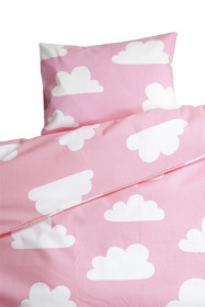 Färg & Form, MOLN, Påslakanset, Spjälsäng, Rosa