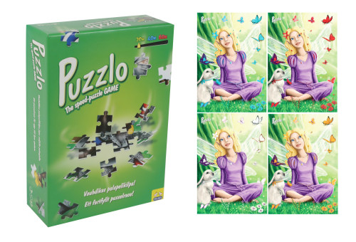Puzzlo – Grön, 20 bitar, Älva
