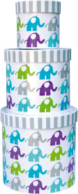 Jabadabado, Askar, 3-pack, Elefant, Blå