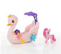 My Little Pony, Pinkie Pies Svanbåt, Skala 7 cm