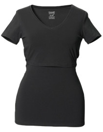 Boob, Amningstopp, Classic Top v-neck, Black