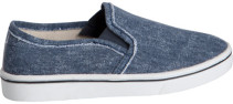 Little Pieces, Canvasskor, Lpslipons, Medium Blue Denim