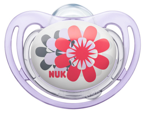 NUK, First Choice, Napp strl 2, Silikon, 1-pack, Freestyle, Blomma