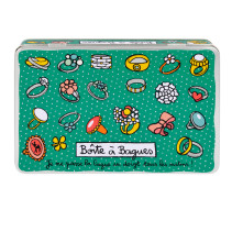 Dixie, Plåtburk, Boite à bagues, Grön