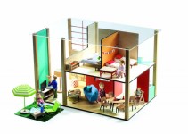 Djeco, Dockskåp, Cubic House