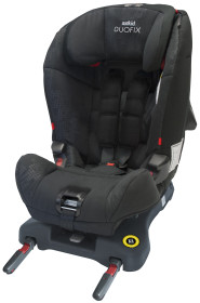 Axkid, Bilbarnstol, Duofix, ISOfix, 9-25 kg, Svart Tetris