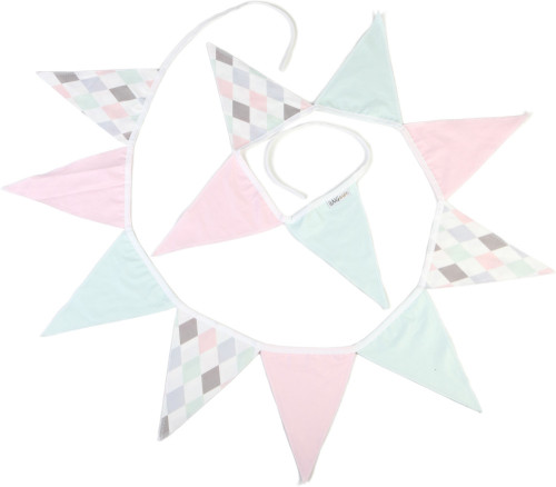 NG Baby, Harlequin, Vimpel, 3 meter, Rosa