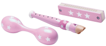 Kids Concept, Instrument set 3-pack, Rosa