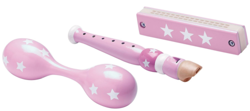 Kids Concept, Instrument set 3-pack, Rosa