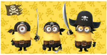Minions, Badhandduk, 70 x 140 cm, Pirates