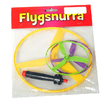 Flygande tefat med 3 snurror