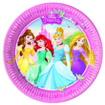 Disney Princess, Tallrik 23 cm, 8 st