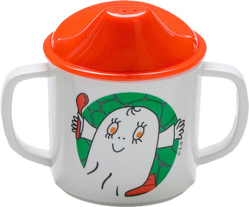 Rätt Start, Spöket Laban, Spillsäker mugg med handtag, Röd