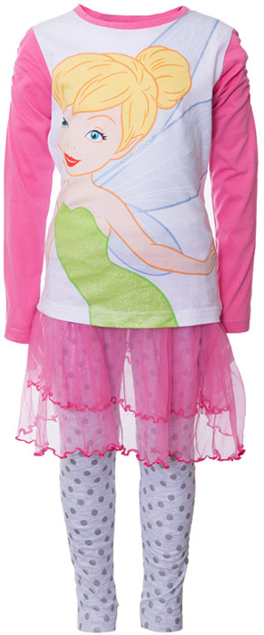 Disney Fairies, Pyjamas, Tyll, Pink/White