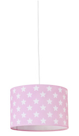 Kids Concept, Star, Taklampa, Rosa/vit