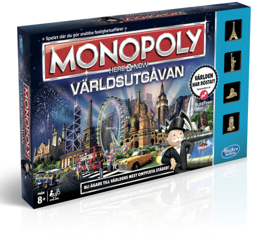 Hasbro, Familjespel, Monopoly World Edition SE