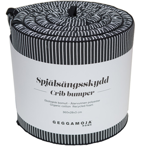 Geggamoja, Spjälsängsskydd, Classic Black/white