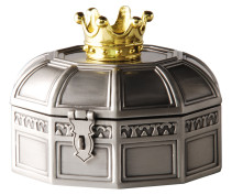 Dacapo, Smyckeskrin, Krona, Silver/Guld