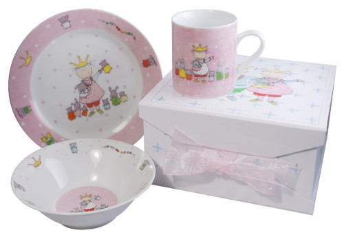 Dacapo, Barnset, Prinsessa, Vit/Rosa