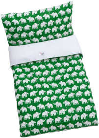 Rätt Start, Påslakanset, Elefant, Spjälsäng, Grön