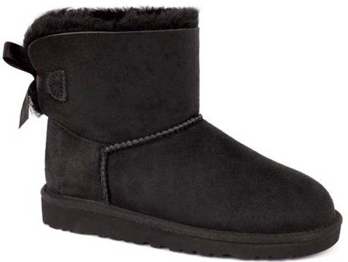 Uggs, Boots, Bailey Bow, Black