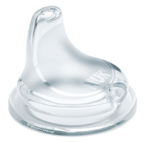 NUK, First Choice + Spillfri drickpip, Silikon