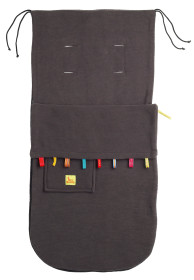 Buggysnuggle, Fleeceåkpåse, Charcoal Toggles