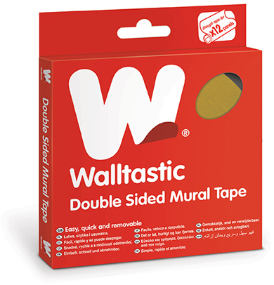 Walltastic, Dubbelhäftande tejp till motivtapet