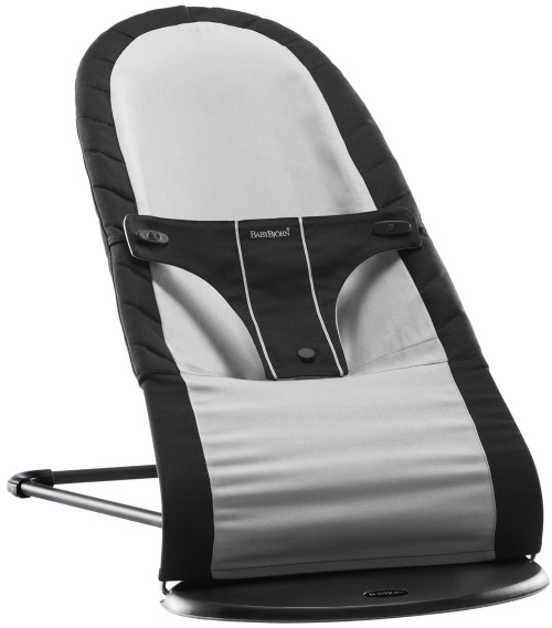 BABYBJÖRN, Tygsits till Babysitter Balance, Svart/Silver