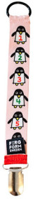 Färg & Form, Penguin Pals, Napphållare, 24 cm, Rosa