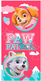 Paw patrol, Badhandduk, 70 x 140 cm, Skye & Everest