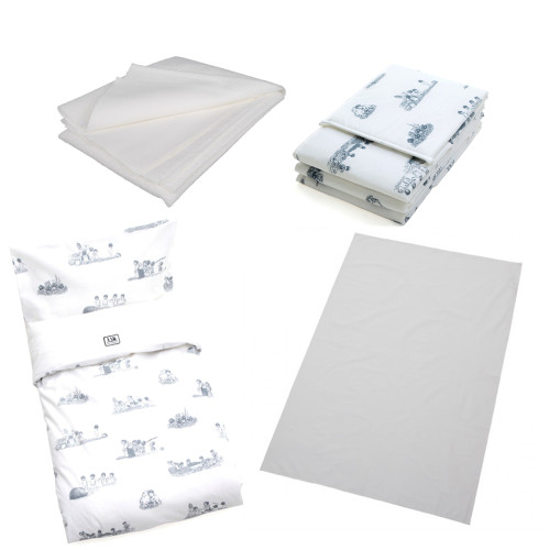Rätt Start, Beskow, Påslakan + Spjälskydd + Bäddskydd + Underlakan, Paket